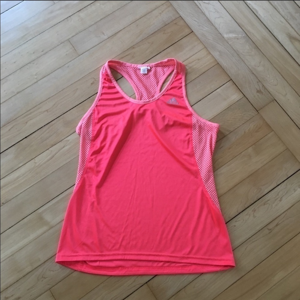 Adidas Pink Racerback Tank Size Small